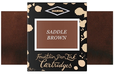 Bombičky Diamine - Saddle Brown 6ks