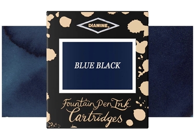 Bombičky Diamine - Blue-Black 6ks